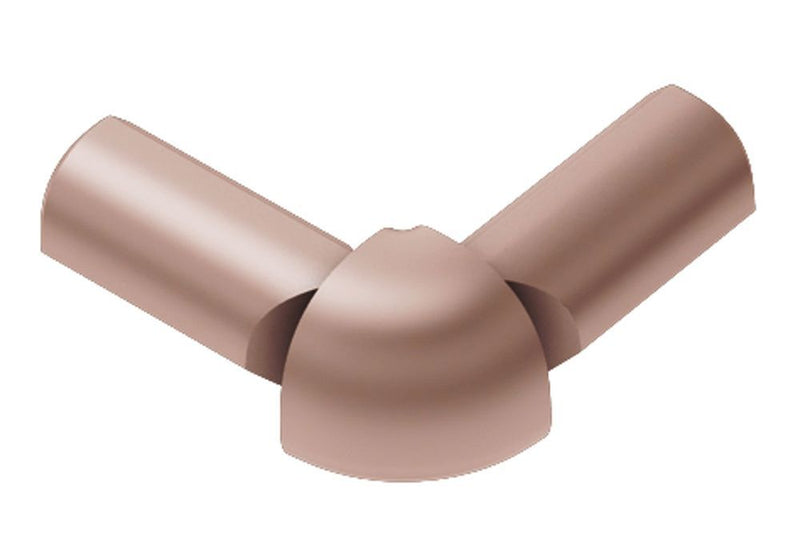 Schluter Rondec 2-Leg Out Corner Aluminum Satin Copper