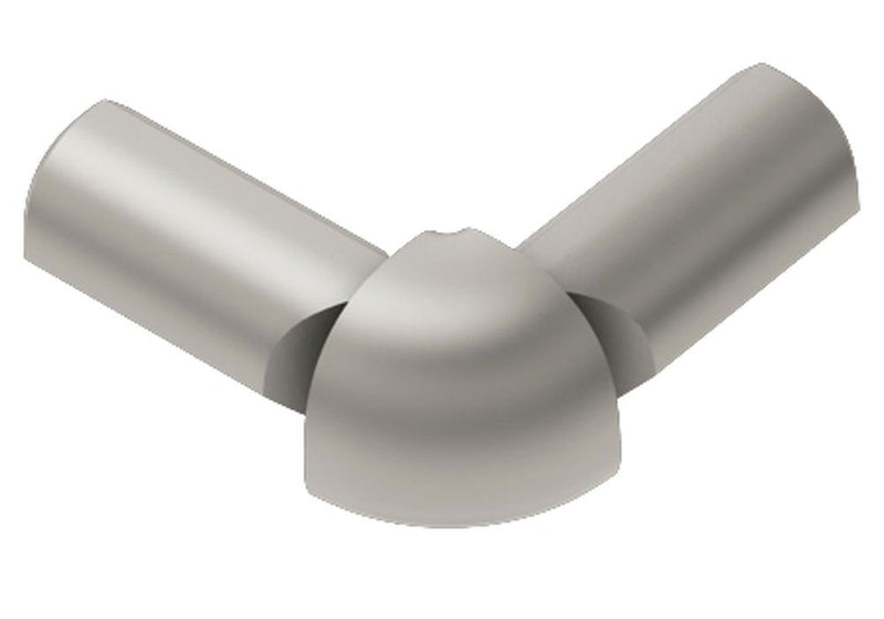 Schluter Rondec 2-Leg Out Corner Aluminum Satin Nickel