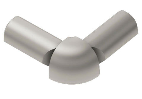 Schluter Rondec 2-Leg Out Corner Aluminum Satin Nickel