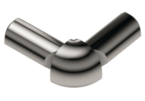 Schluter Rondec 2-Leg Out Corner Aluminum Polish Nickel