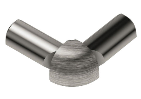 Schluter Rondec 2-Leg Out Corner Aluminum Brush Nickel