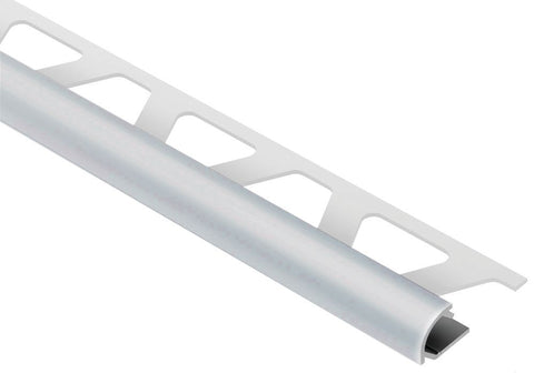Schluter Rondec Bullnose Trim Aluminum Light Grey