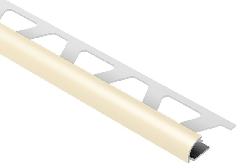 Schluter Rondec Bullnose Trim Aluminum Sand Pebble