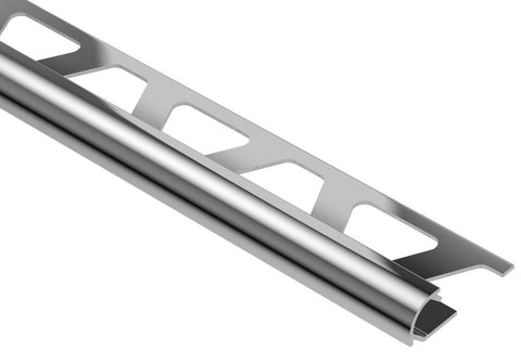Schluter Rondec Bullnose Trim Aluminum Polish Chrome