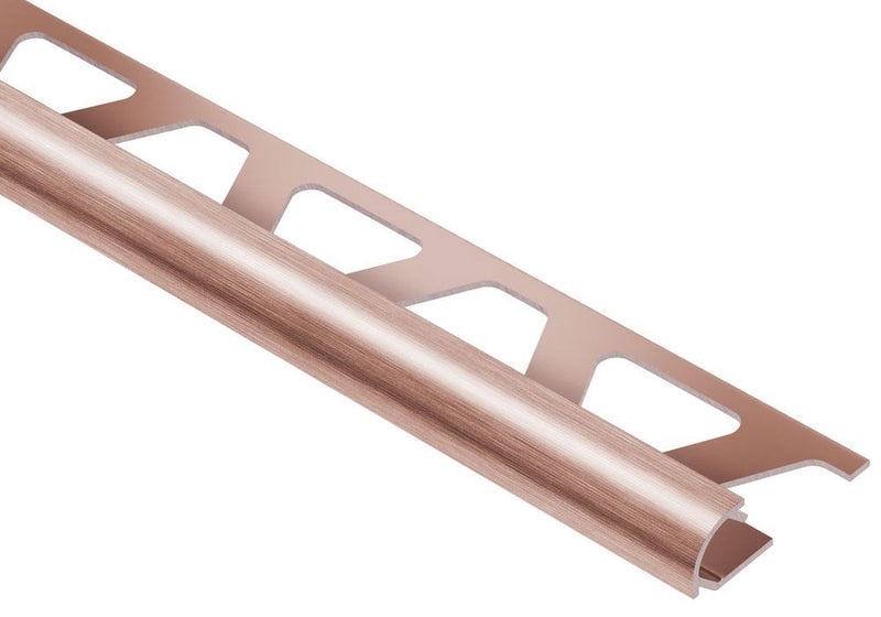 Schluter Rondec Bullnose Trim Aluminum Brush Copper