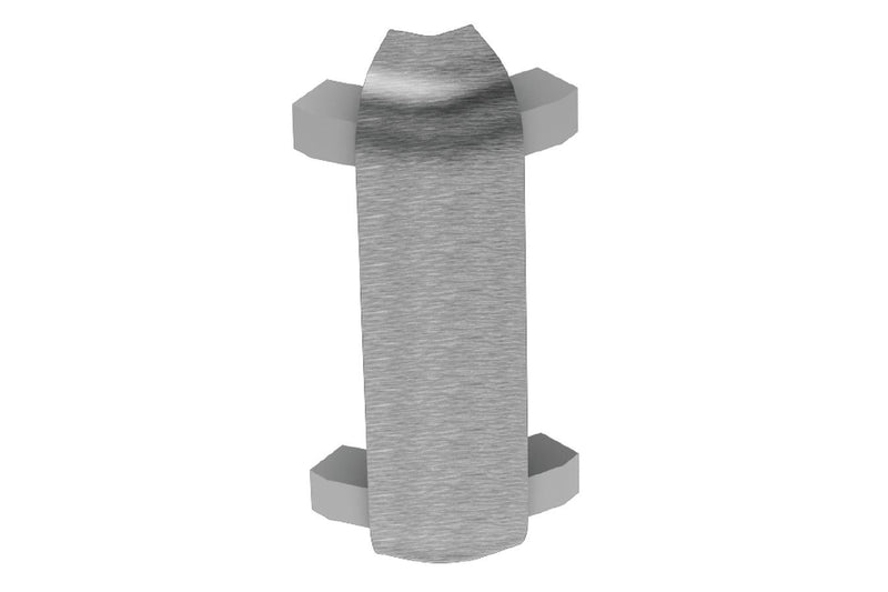 Schluter Rondec-Ct Out Corner 135 Aluminum Brush Chrome