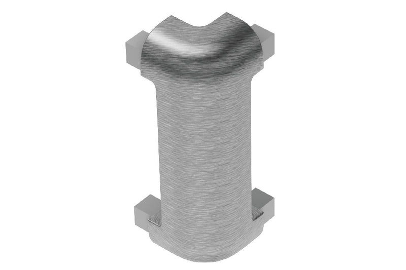 Schluter Rondec-Ct Out Corner 90 Aluminum Brush Chrome