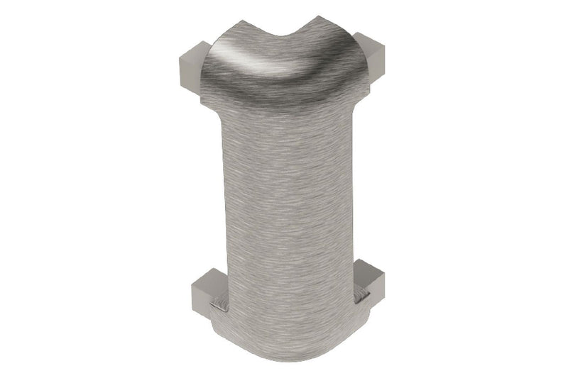 Schluter Rondec-Ct Out Corner 90 Aluminum Brush Nickel