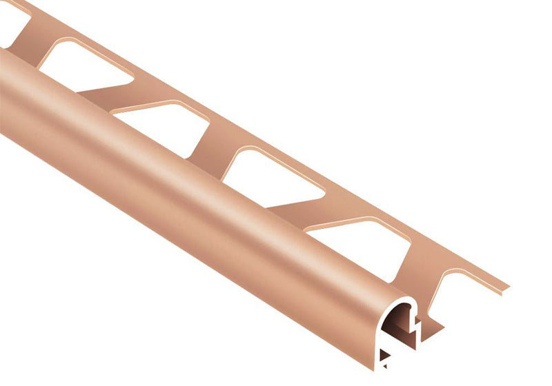 Schluter Rondec-Db Deco Trim Aluminum Satin Copper