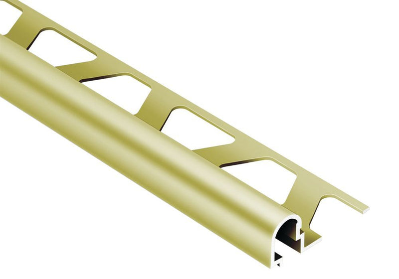 Schluter Rondec-Db Deco Trim Aluminum Satin Brass