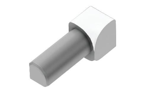 Schluter Rondec In Corner Aluminum Bright White
