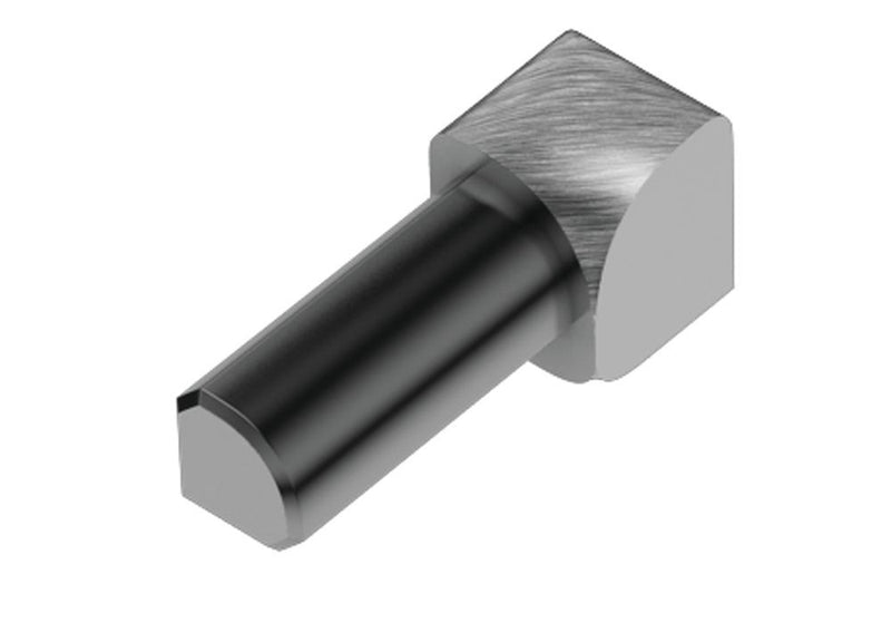 Schluter Rondec In Corner Aluminum Brush Chrome