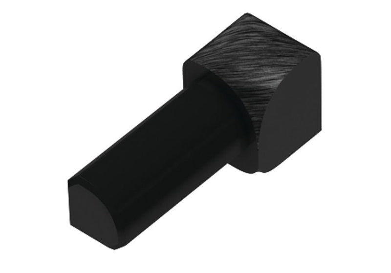 Schluter Rondec In Corner Aluminum Brush Black