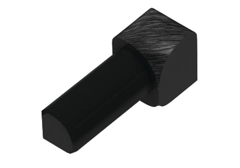 Schluter Rondec In Corner Aluminum Brush Black