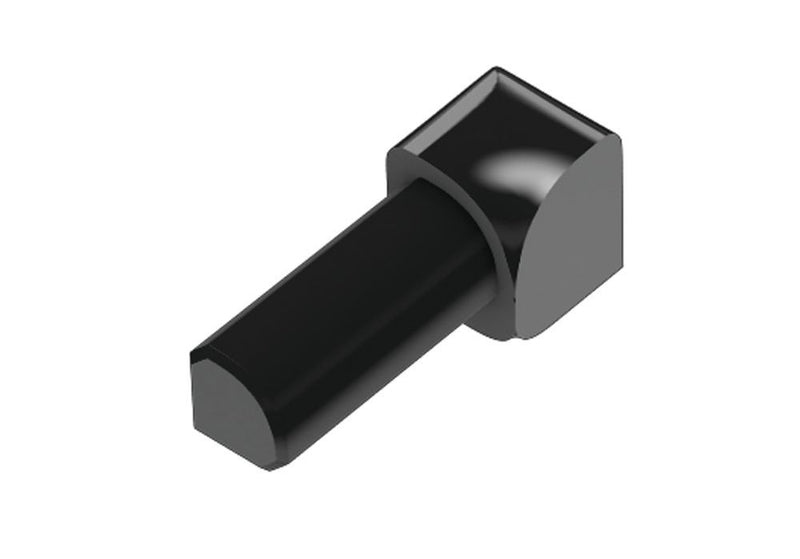 Schluter Rondec In Corner Aluminum Bright Black