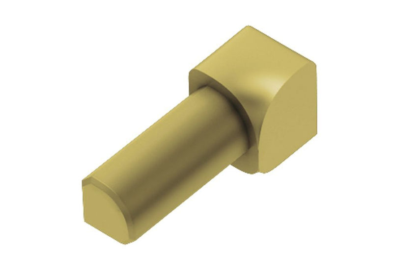 Schluter Rondec In Corner Aluminum Satin Brass