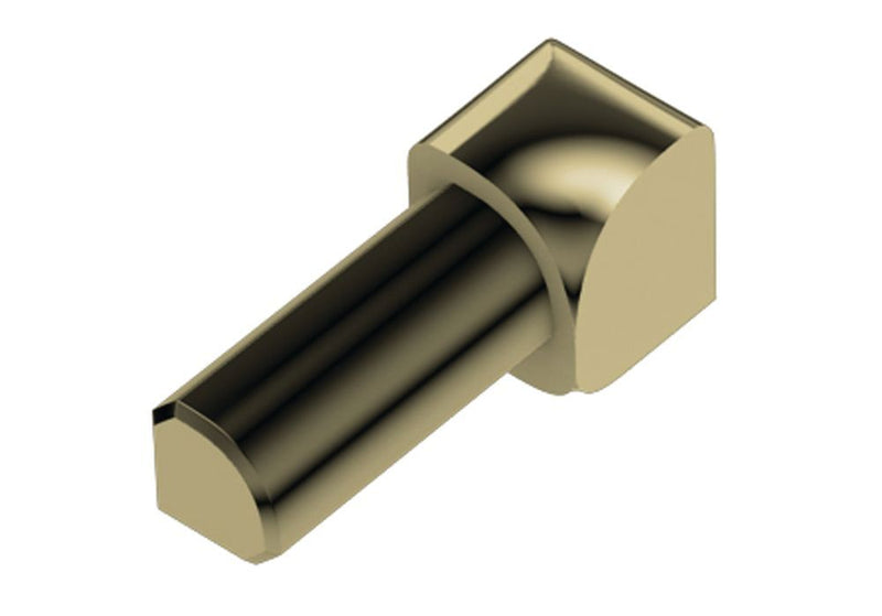 Schluter Rondec In Corner Aluminum Polish Brass