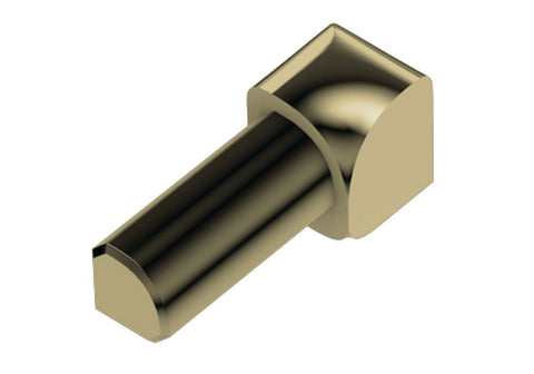 Schluter Rondec In Corner Aluminum Polish Brass