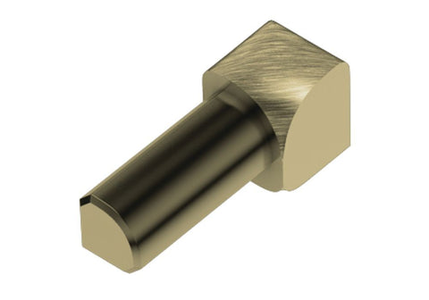 Schluter Rondec In Corner Aluminum Brush Brass