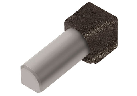 Schluter Rondec In Corner Aluminum Dark Anthracite