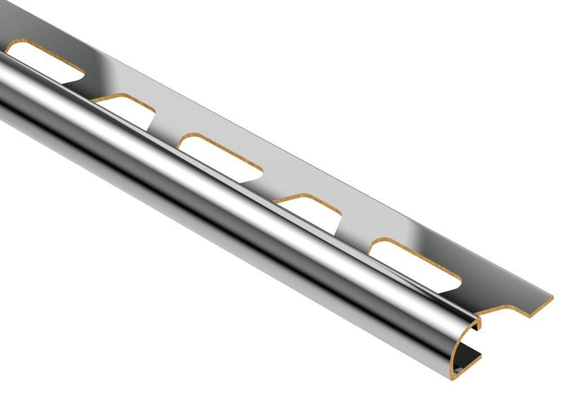 Schluter Rondec Bullnose Trim Chrome-Plated Brass