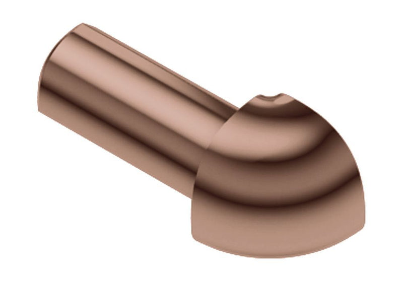 Schluter Rondec Out Corner Aluminum Polish Copper