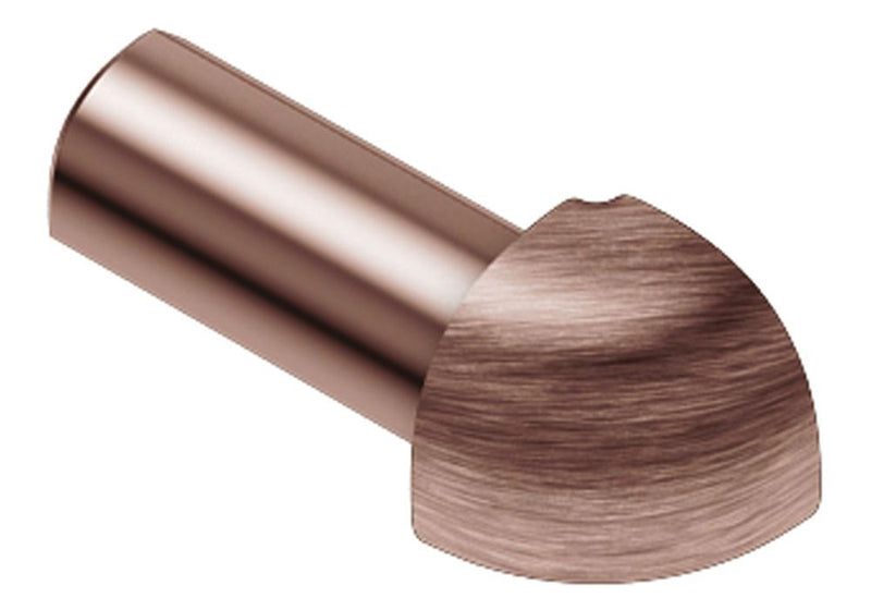 Schluter Rondec Out Corner Aluminum Brush Copper