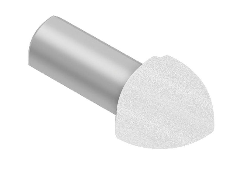 Schluter Rondec Out Corner Aluminum Matte Bright White