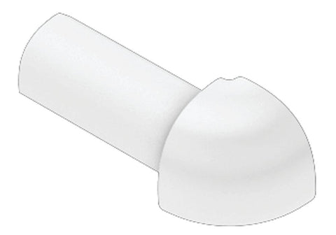 Schluter Rondec Out Corner Pvc Bright White