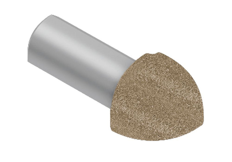 Schluter Rondec Out Corner Aluminum Beige