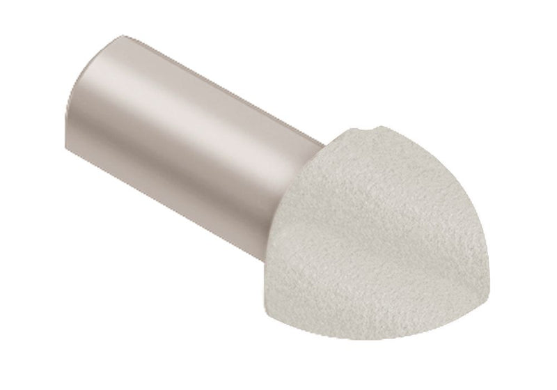 Schluter Rondec Out Corner Aluminum Ivory