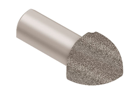 Schluter Rondec Out Corner Aluminum Stone Grey