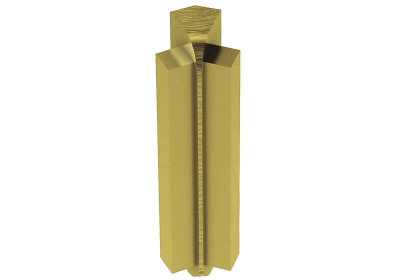 Schluter Rondec-Step-39 In Crn 135 Aluminum Brushed Brass