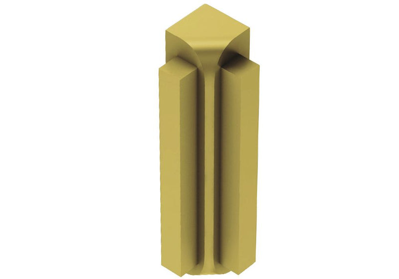 Schluter Rondec-Step-57 In Crn 90 Aluminum Satin Brass