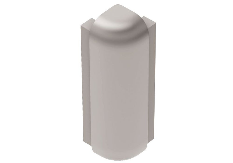 Schluter Rondec-Step-39 Out Crn 90 Aluminum Satin