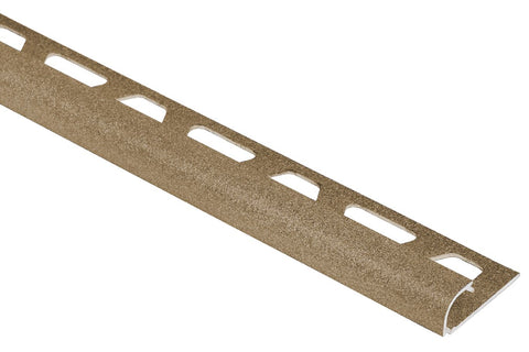 Schluter Rondec Bullnose Trim Aluminum Beige
