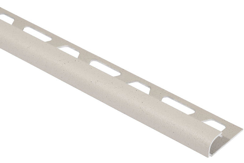 Schluter Rondec Bullnose Trim Aluminum Ivory