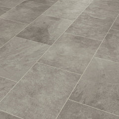Karndean Luxury Vinyl Knight Tile Rigidcore Grey Riven Slate Swatch