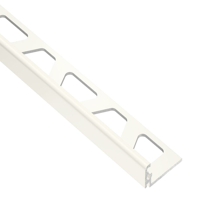 SCHLUTER JOLLY EDGE TRIM ALUMINUM BRIGHT WHITE