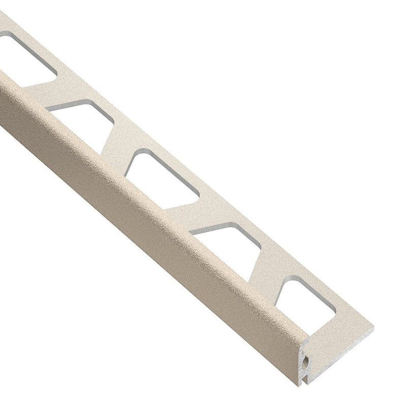 SCHLUTER JOLLY EDGE TRIM ALUMINUM IVORY