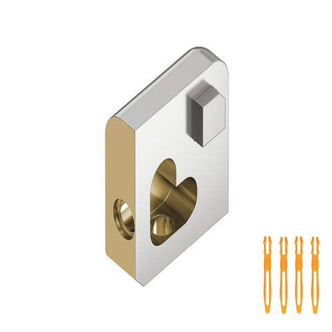 SCHLUTER JOLLY OUT CORNER CHROME PLATED BRASS