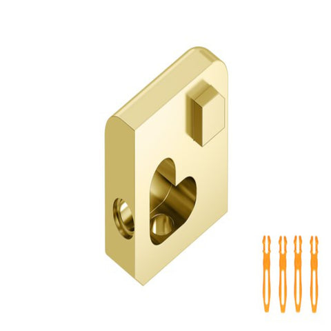 SCHLUTER JOLLY OUT CORNER ALUMINUM POLISH BRASS