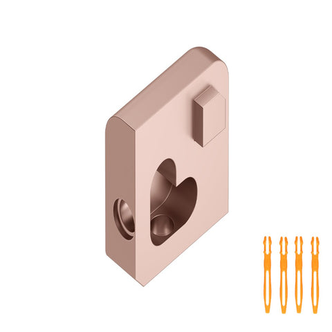 SCHLUTER JOLLY OUT CORNER ALUMINUM SATIN COPPER