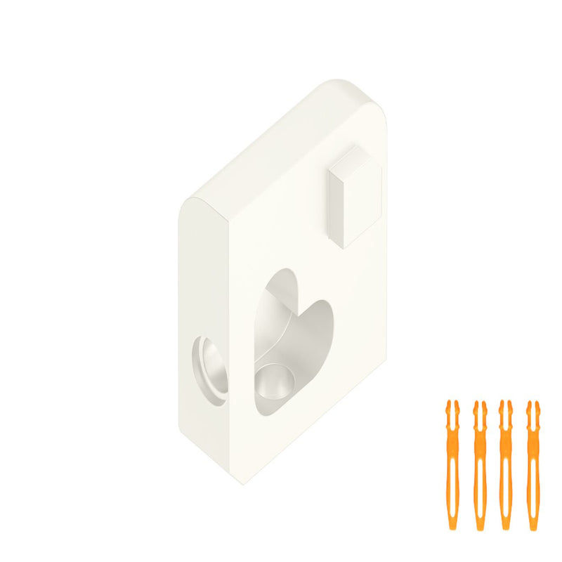 SCHLUTER JOLLY OUT CORNER ALUMINUM BRIGHT WHITE