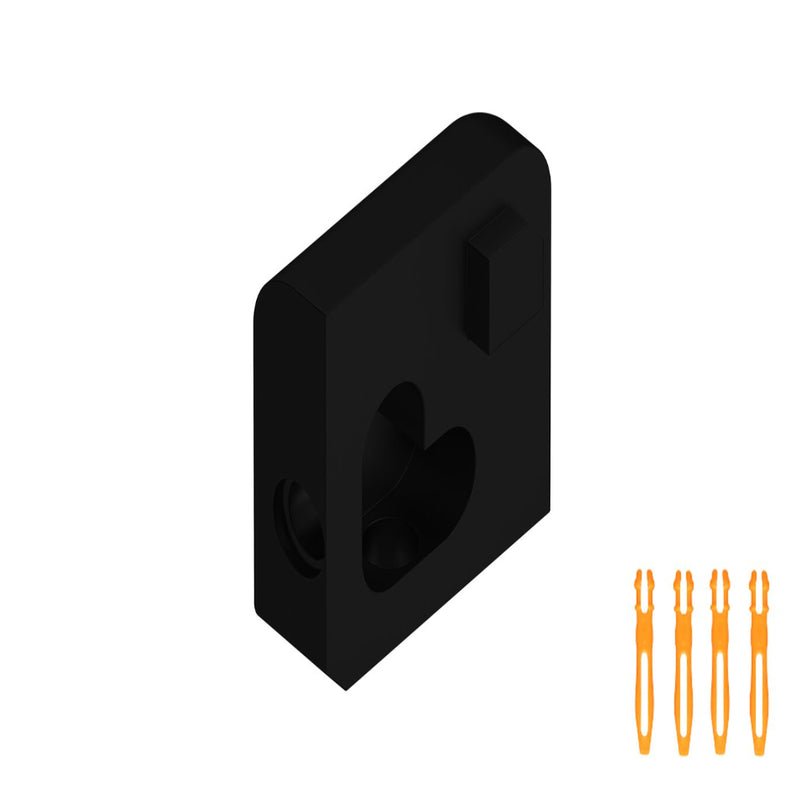 SCHLUTER JOLLY OUT CORNER ALUMINUM BLACK