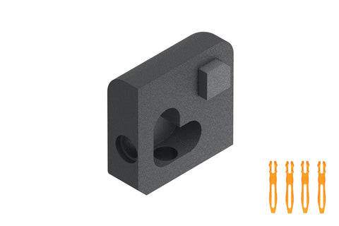 SCHLUTER JOLLY OUT CORNER ALUMINUM PEWTER