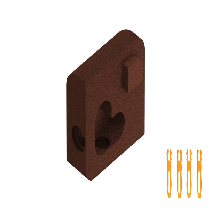 SCHLUTER JOLLY OUT CORNER ALUMINUM RUSTIC BROWN