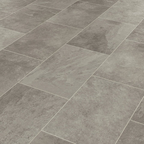 Karndean Luxury Vinyl Knight Tile Grey Riven Slate