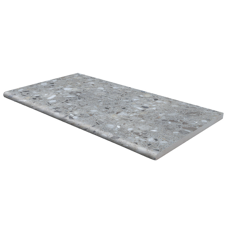 Arterra Porcelain Pool Coping Terrazo Gris - 13
