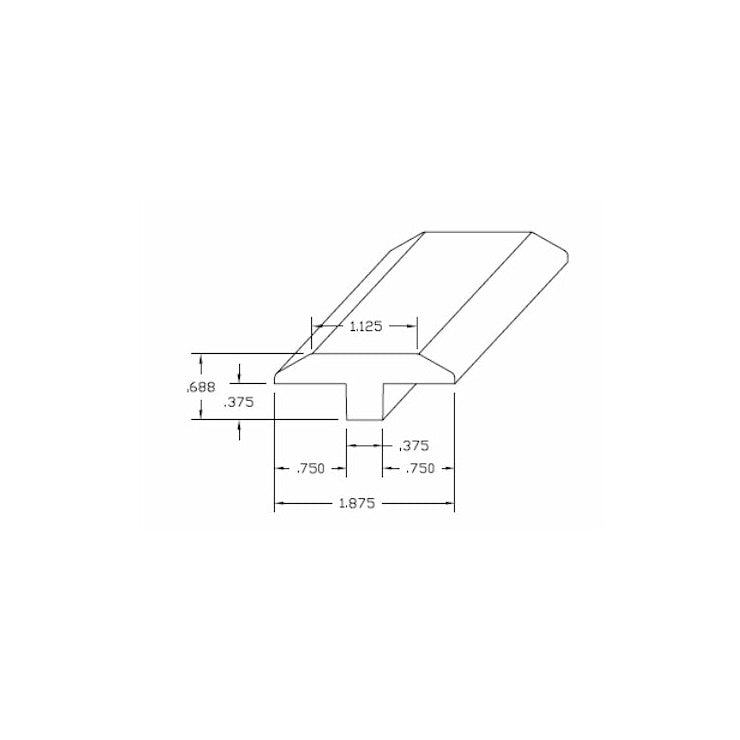Mannington Iberian Hazelwood Trim T-Molding